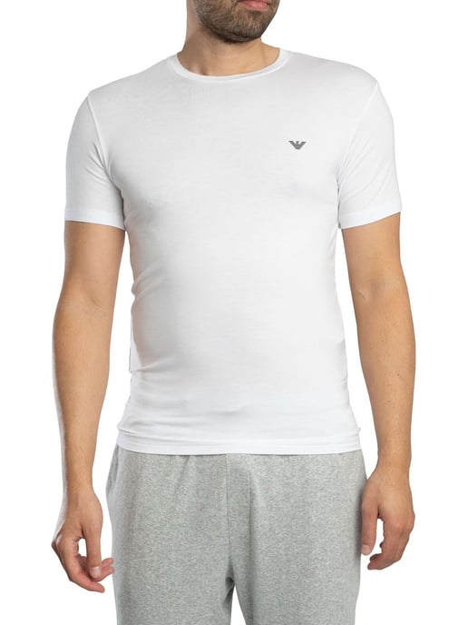 Emporio Armani 2-Pack Lounge Crew Aansluitende T-Shirts, Veelkleurig - Image 2
