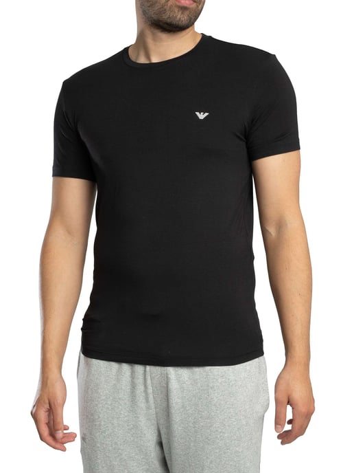 Emporio Armani 2-Pack Lounge Crew Aansluitende T-Shirts, Veelkleurig - Image 6