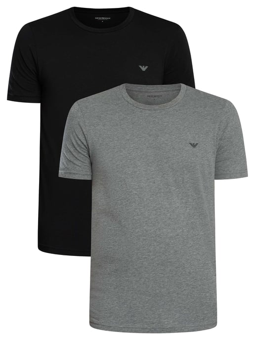 Emporio Armani Set Van 2 Lounge T-Shirts Met Ronde Hals, Veelkleurig - Image 1