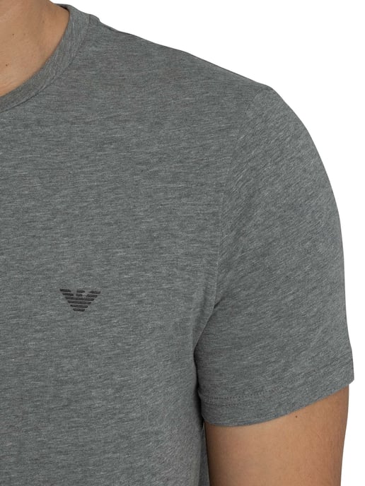 Emporio Armani Set Van 2 Lounge T-Shirts Met Ronde Hals, Veelkleurig - Image 5