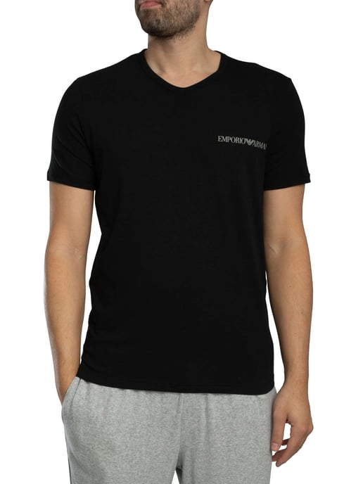 Emporio Armani Set Van 2 Lounge T-Shirts Met V-Hals, Veelkleurig - Image 2