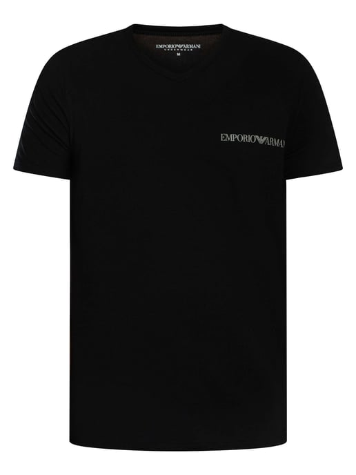 Emporio Armani Set Van 2 Lounge T-Shirts Met V-Hals, Veelkleurig - Image 5