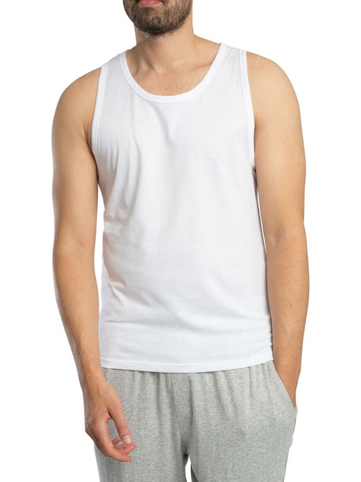 Emporio Armani Set Van 2 Lounge Tanktops, Wit - Image 2