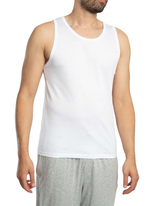 Emporio Armani Set Van 2 Lounge Tanktops, Wit - Image 3