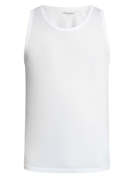 Emporio Armani Set Van 2 Lounge Tanktops, Wit - Image 6