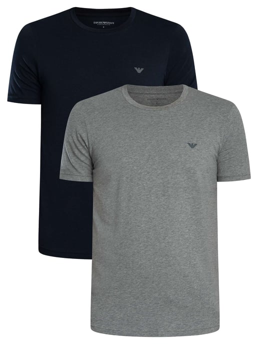 Emporio Armani Set Van 2 Lounge T-Shirts Met Ronde Hals, Veelkleurig - Image 1