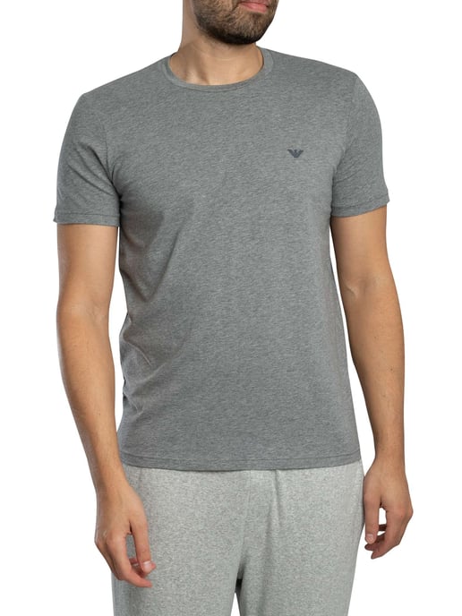 Emporio Armani Set Van 2 Lounge T-Shirts Met Ronde Hals, Veelkleurig - Image 3