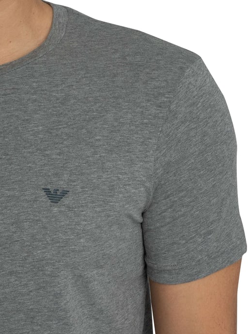 Emporio Armani Set Van 2 Lounge T-Shirts Met Ronde Hals, Veelkleurig - Image 5