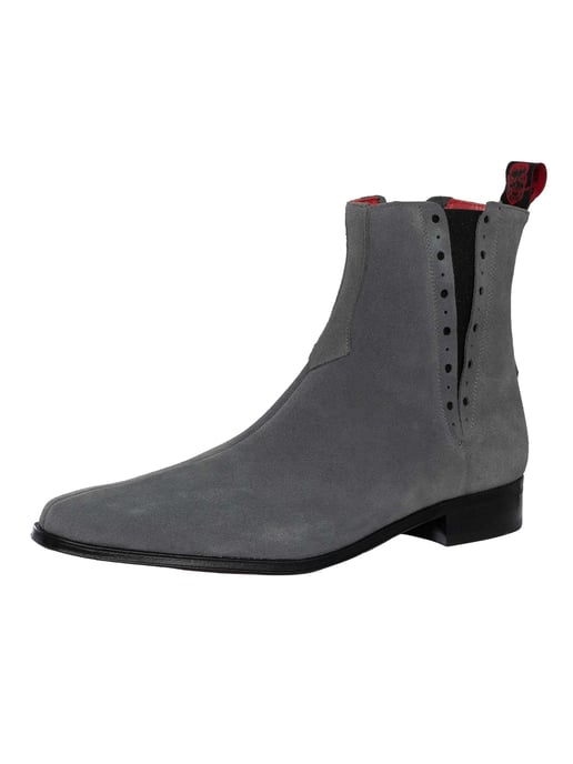 Jeffery West Suède Chelsea Boots, Grijs - Image 1
