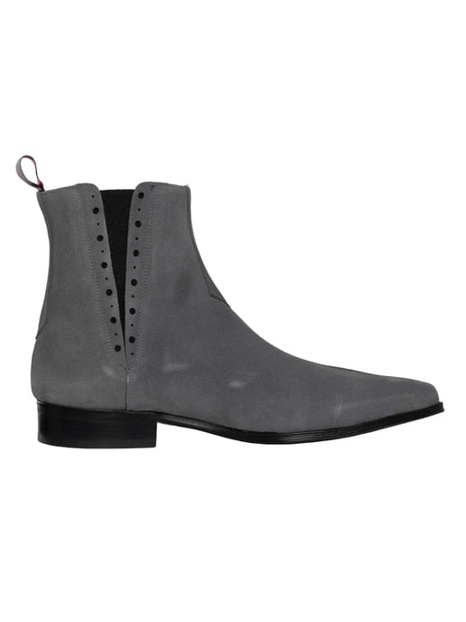 Jeffery West Suède Chelsea Boots, Grijs - Image 3