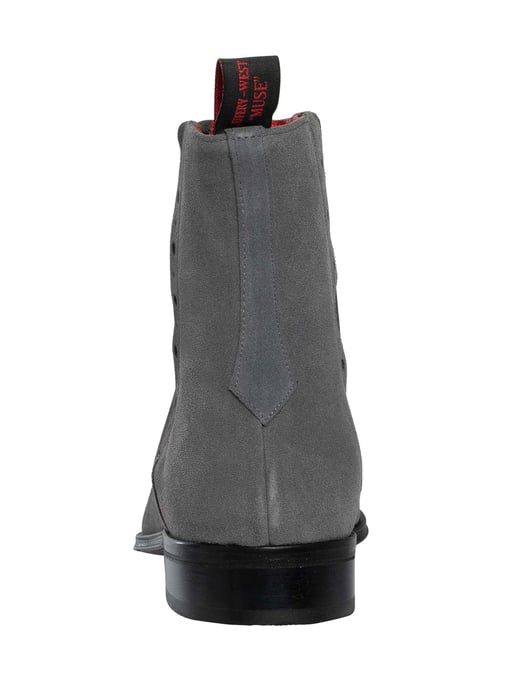 Jeffery West Suède Chelsea Boots, Grijs - Image 5