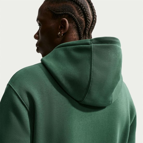 Nike Heren Club Fleece Pullover Hoodie (Bosgroen) - Image 3