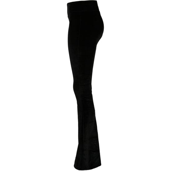 Urban Classics Dames/Dames Fluwelen Hoge Taille Bootcut Legging (Zwart) - Image 3