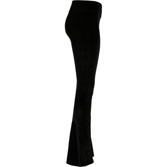 Urban Classics Dames/Dames Fluwelen Hoge Taille Bootcut Legging (Zwart) - Image 4