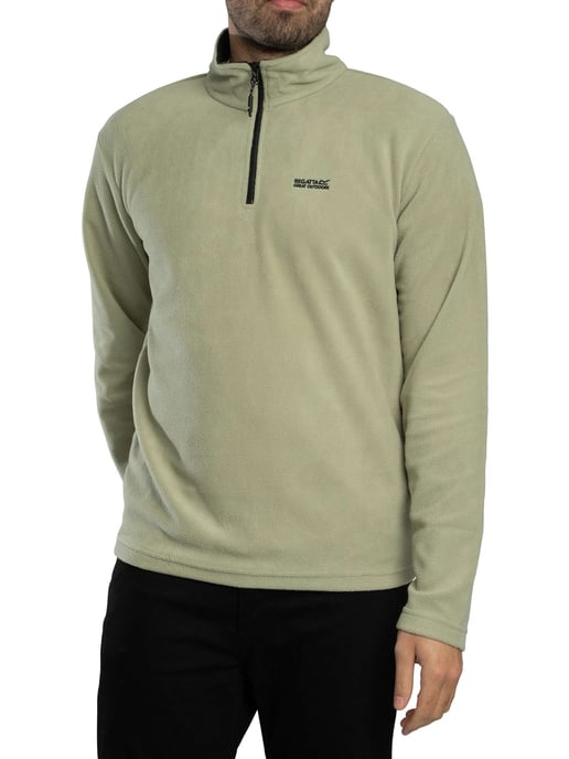 Regatta Thompson Fleece Sweatshirt Met Rits, Groen - Image 2