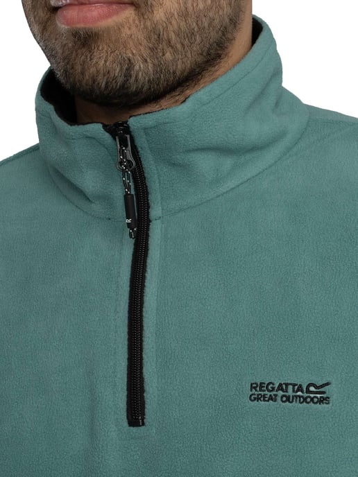 Regatta Thompson Fleece Sweatshirt Met Rits, Groen - Image 4