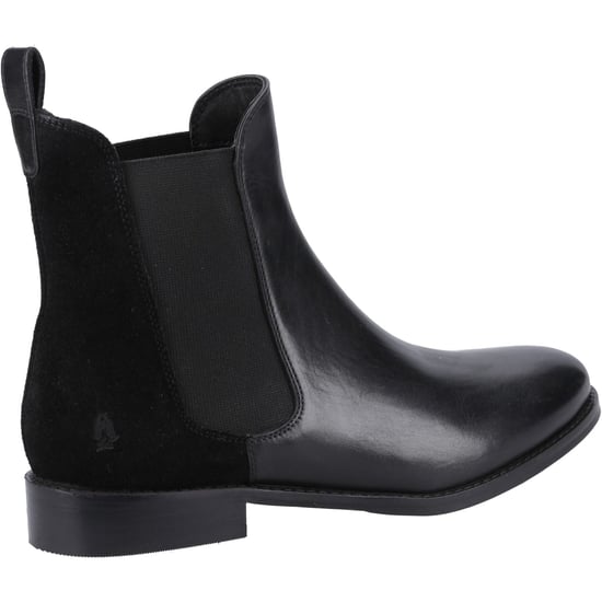 Hush Puppies Colette Leren Vrouwen Zwarte Brede Pasvorm Flat Chelsea Boots - Image 2