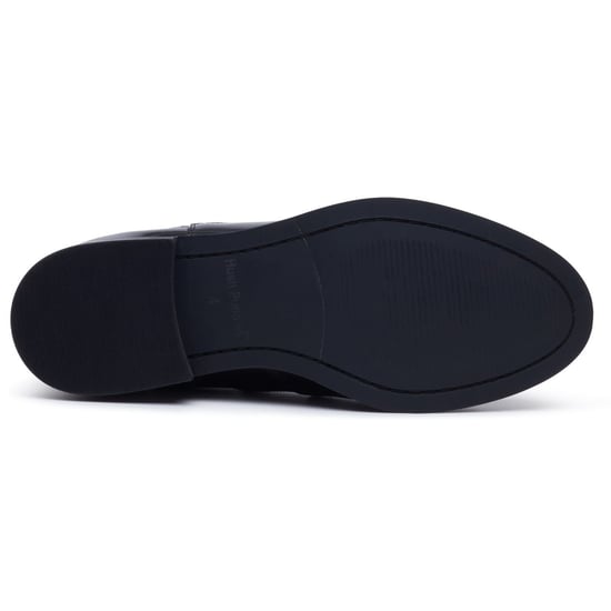 Hush Puppies Colette Leren Dames Zwarte Brede Pas Flat Chelsea Boots - Image 4