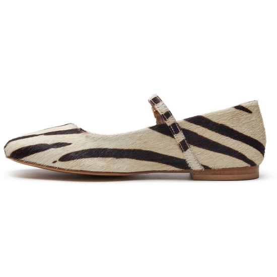Hush Puppies Pasha Leren Dames Zebra Ballerina's - Image 6