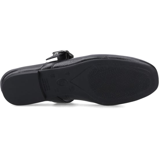 Hush Puppies Charlene Stud Ballerina Leren Dames Zwarte Ballerina's - Image 3