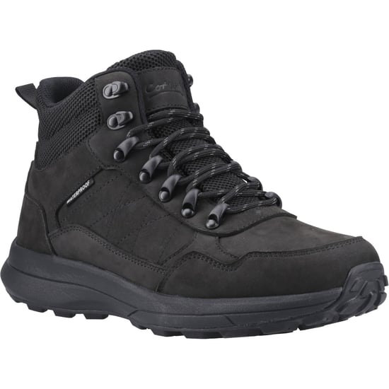 Cotswold Oddington Nubuck Heren Zwarte Wandelschoenen - Image 1