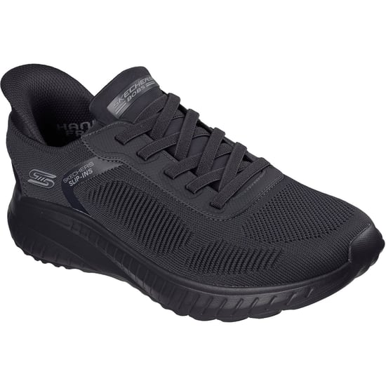 Skechers BOBS Sport Squad Chaos Solid Step Textiel Heren DARK CHARCOAL Sneakers - Image 1
