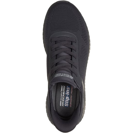 Skechers BOBS Sport Squad Chaos Solid Step Textiel Heren DARK CHARCOAL Sneakers - Image 3
