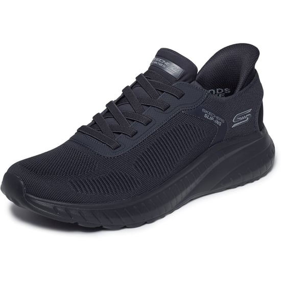 Skechers BOBS Sport Squad Chaos Solid Step Textiel Heren DARK CHARCOAL Sneakers - Image 5
