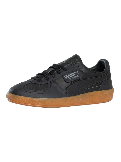 Puma Palermo Leren Sneakers, Zwart - Image 1