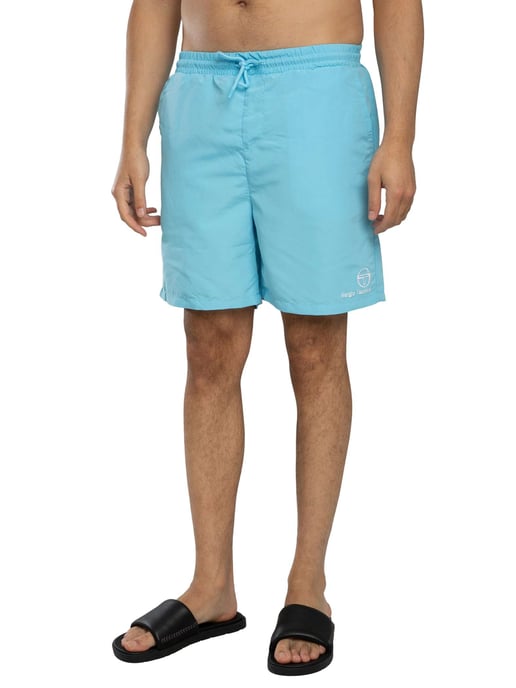 Sergio Tacchini Cordose Zwemshorts, Blauw - Image 1