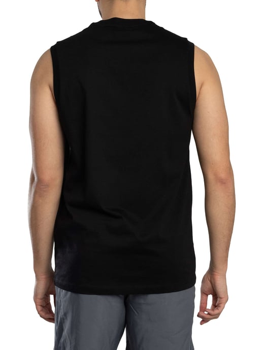 Armani Exchange Tanktop Met Relaxed Fit Borstlogo, Zwart - Image 3
