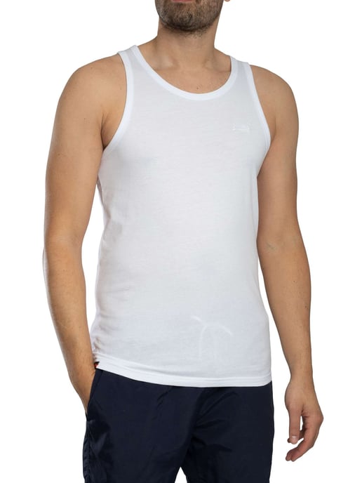 Superdry Essentieel Logovest, Wit - Image 2