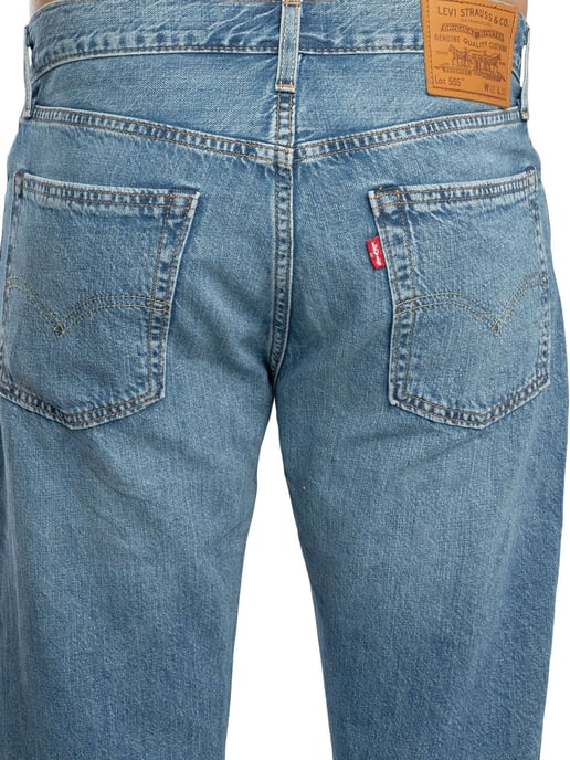Levi's 555 Relaxed Straight Jeans, Blauw - Image 4