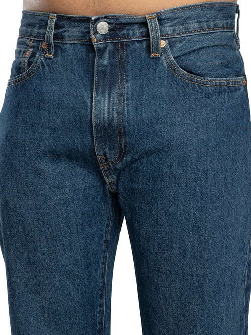Levi's 555 Relaxed Straight Jeans, Blauw - Image 5