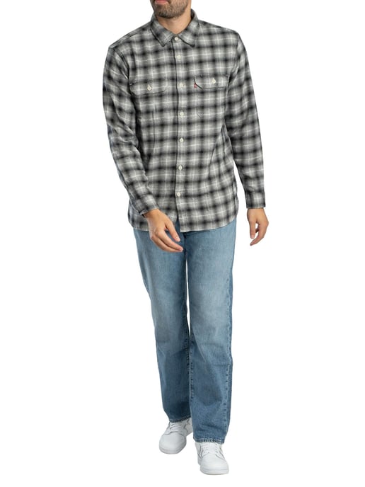 Levi's 555 Relaxed Straight Jeans, Blauw - Image 6