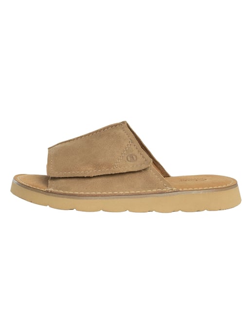 Clarks Solsbury Suède Slippers, Bruin - Image 2