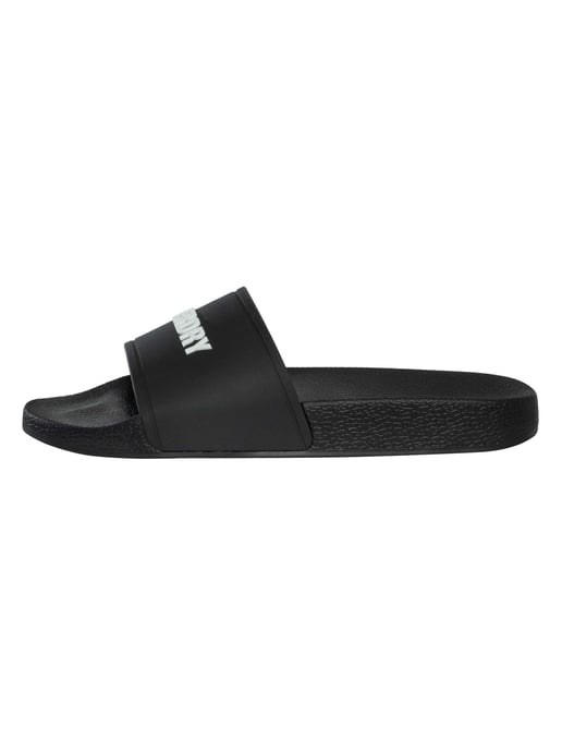 Superdry Premium Grafische Zwembadsliders, Zwart - Image 2