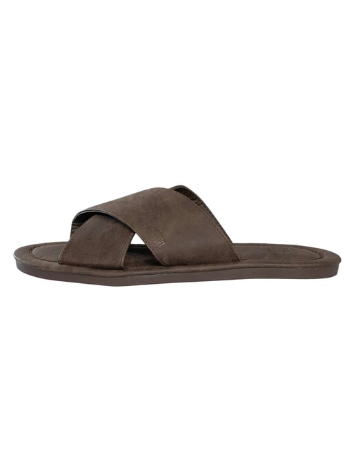 Superdry Vintage Kruisbandschuifjes, Bruin - Image 2