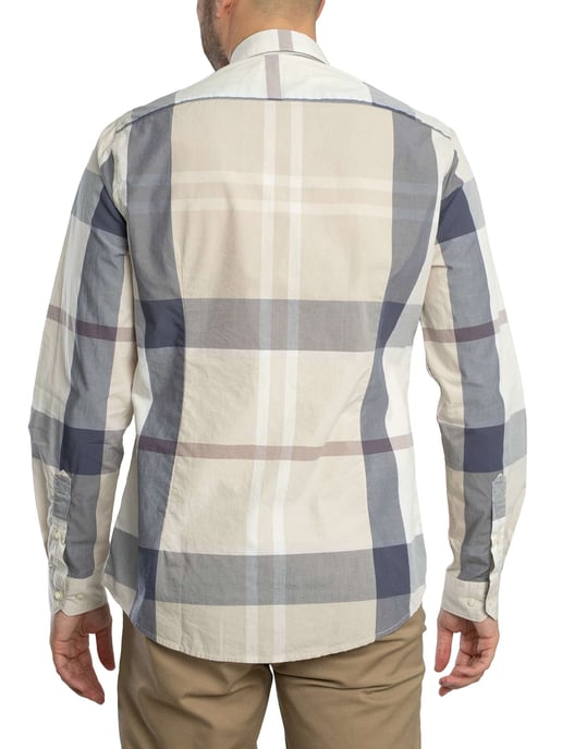 Barbour Harris Getailleerd Tartan Overhemd, Grijs - Image 3