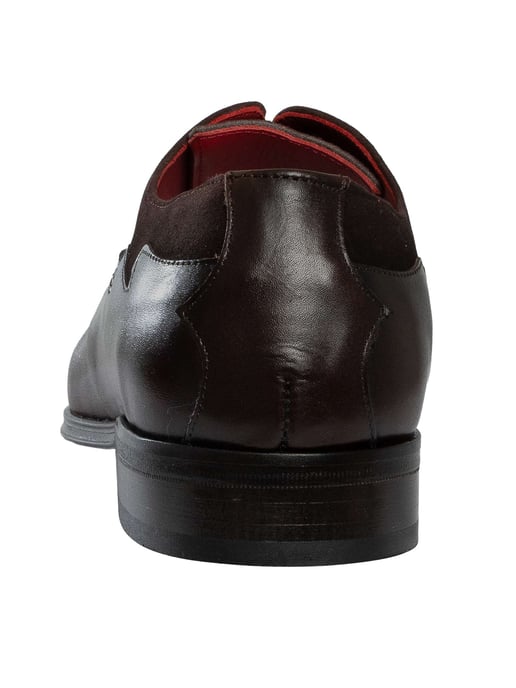 Jeffery West Tweekleurige Suède Leren Oxfordschoenen, Zwart - Image 5