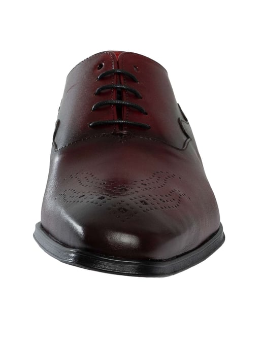 Jeffery West Leren Oxford Schoenen, Rood - Image 4