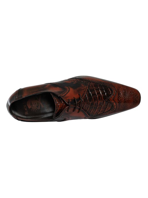 Jeffery West Leren Derby-Schoenen, Bruin - Image 6