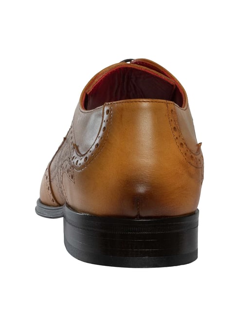 Jeffery West Schotse Leren Derby-Schoenen, Bruin - Image 5