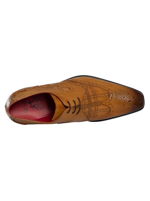 Jeffery West Schotse Leren Derby-Schoenen, Bruin - Image 6