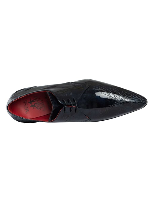 Jeffery West Branch Brogue Leren Schoenen, Blauw - Image 6