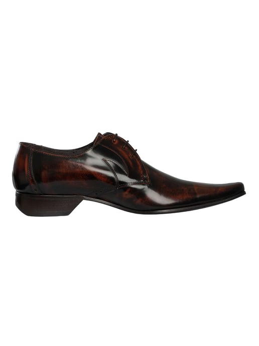 Jeffery West Derby Gepolijste Leren Schoenen, Bruin - Image 3