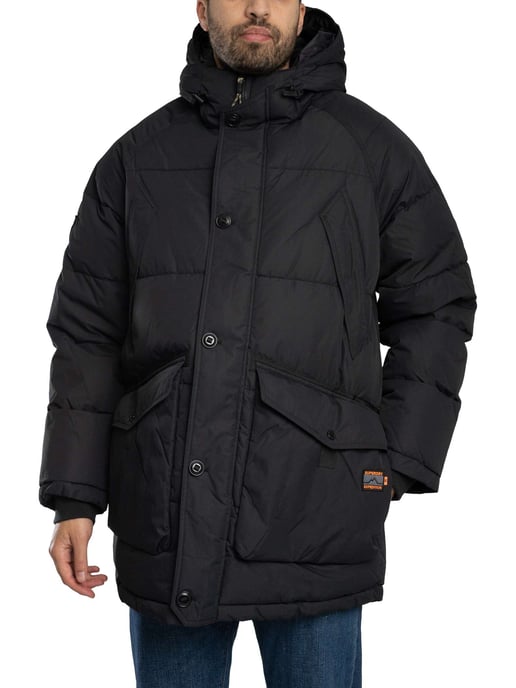 Superdry Expedition Puffer Parka-Jas, Zwart - Image 1