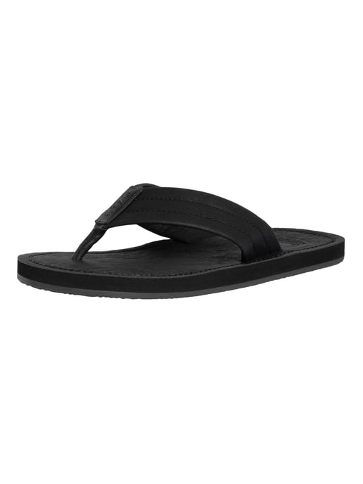 Superdry Vintage Teenslippers, Zwart - Image 1