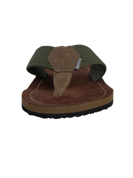 Barbour Toeman Slippers, Groen - Image 4