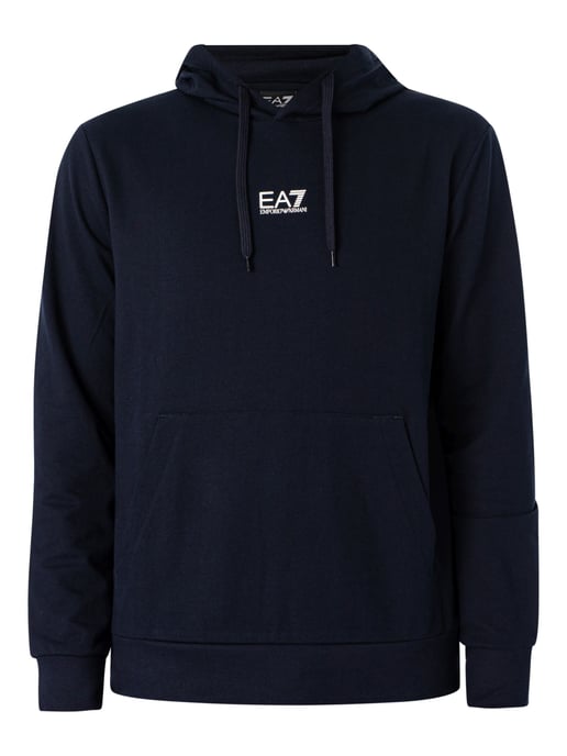EA7 Jersey Trui Met Capuchon, Blauw - Image 6